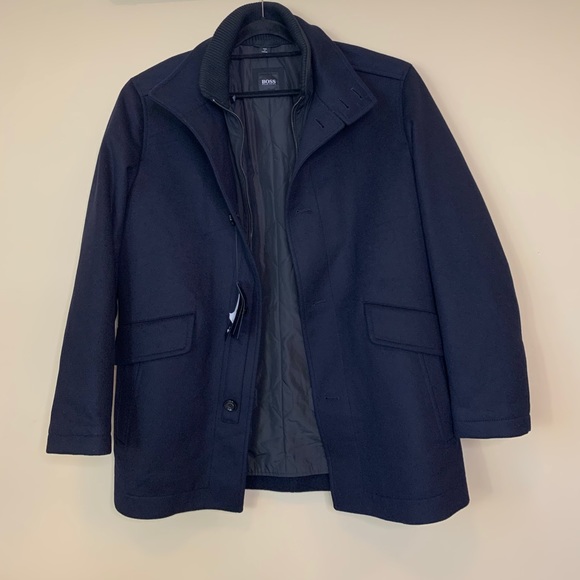 Hugo Boss Coxtan Virgin Wool Cashmere Coat Jacket - Picture 8 of 12